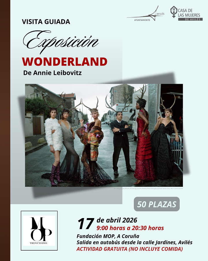 Cartel anunciador del viaje a la exposición Wonderland